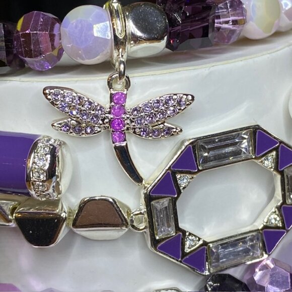 Dragonfly Dreams w/ Removable Purple Dragonfly Charm RBP6905 Spring Stack 2024 - Picture 2 of 6